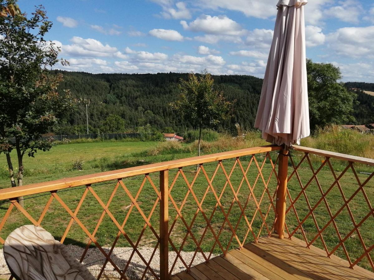 Le Chalet Des Etoiles Champagnac-le-Vieux Exteriér fotografie