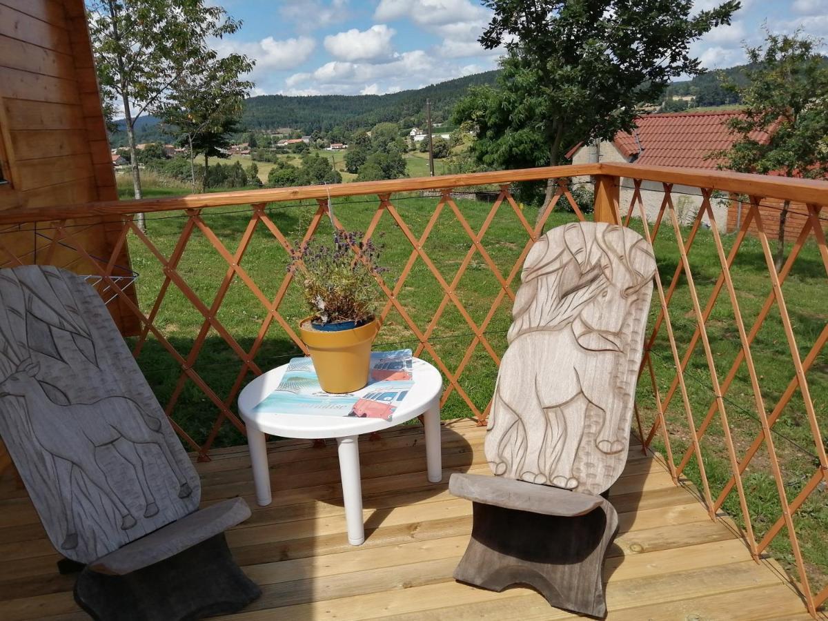 Le Chalet Des Etoiles Champagnac-le-Vieux Exteriér fotografie